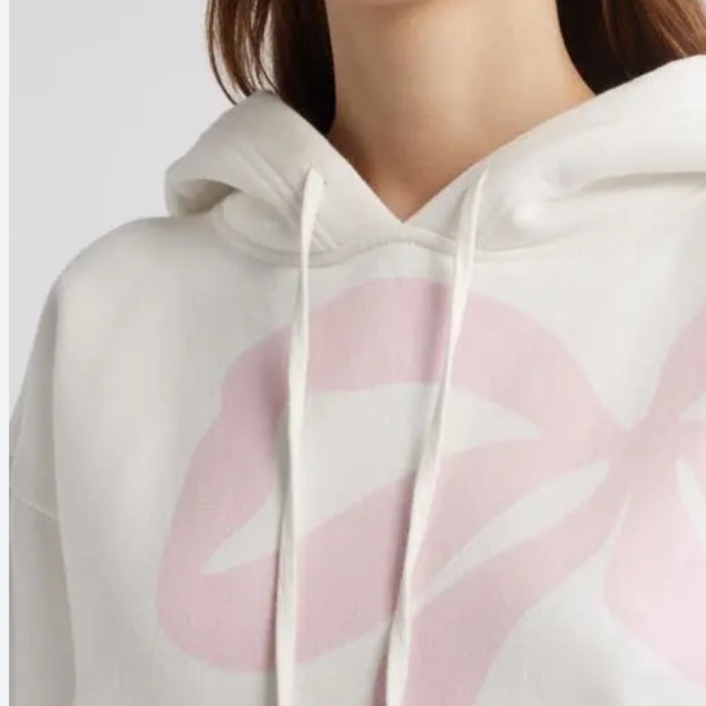 Loveshackfancy Brunella cropped bow hoodie. - Picture 6 of 15